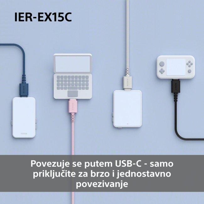 Slušalice Sony IEREX15CL.CE7