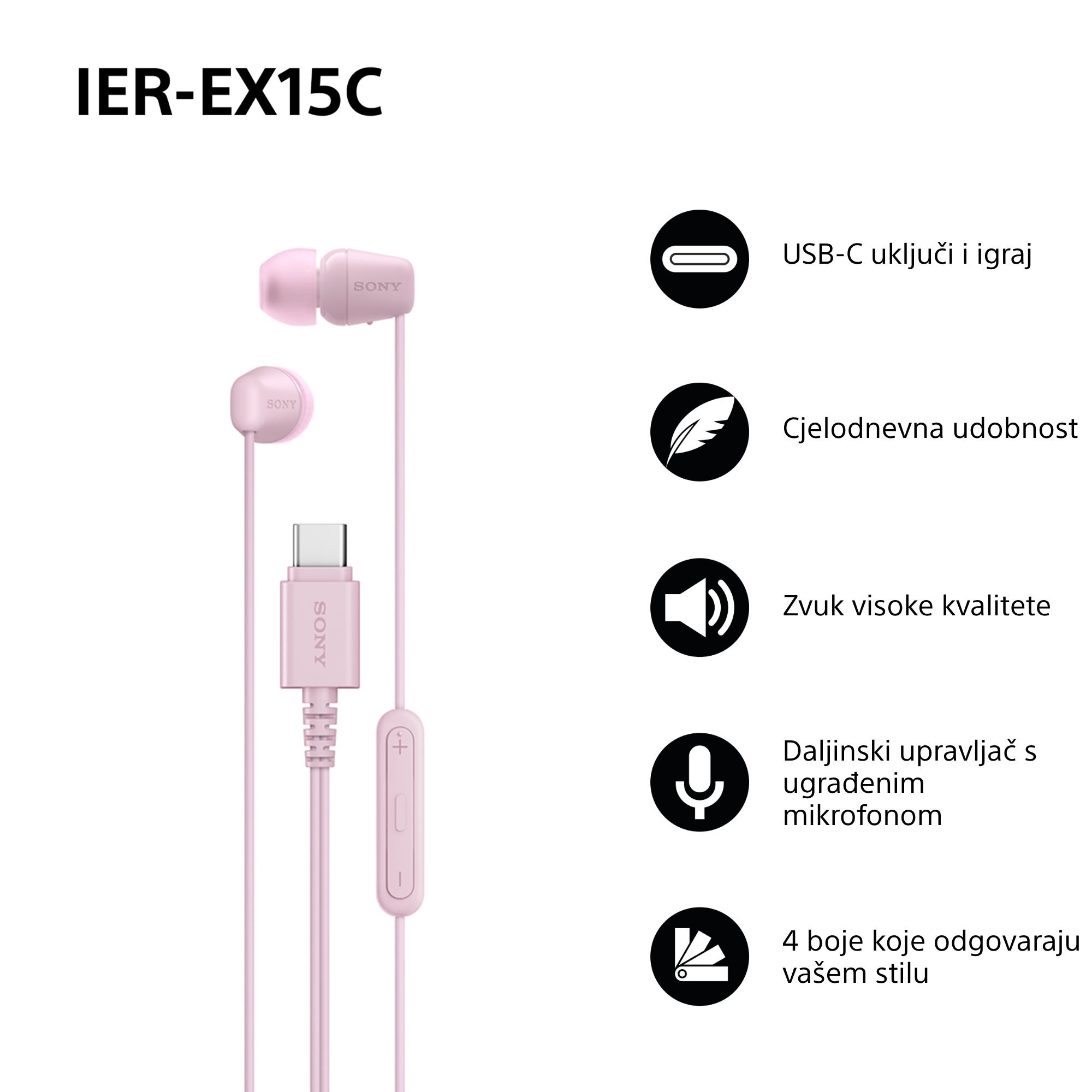 slušalice, sony, IEREX15CP.CE7
