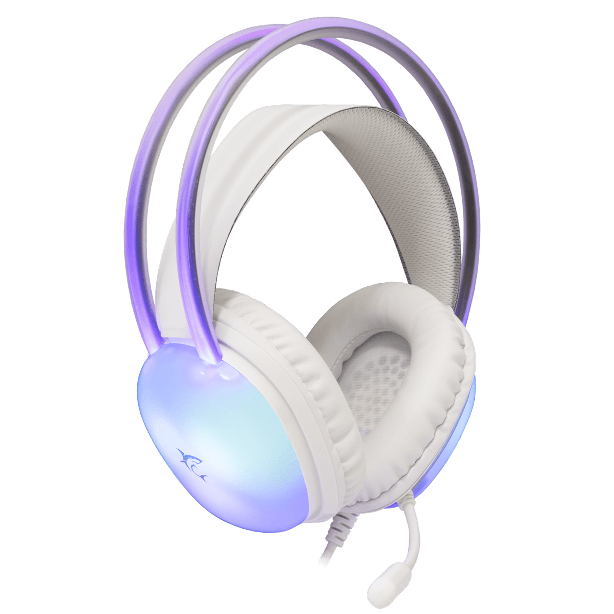 Slušalice s mikrofonom White Shark GH-2444 PEACOCK-2 White