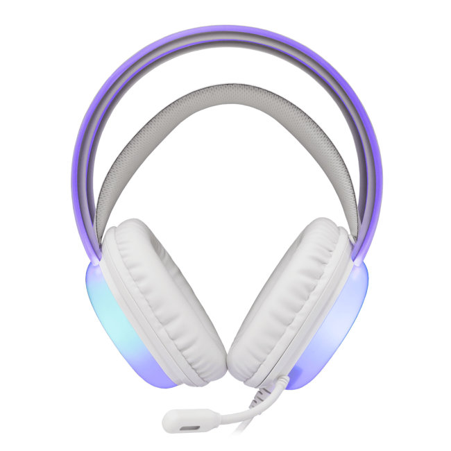 Slušalice s mikrofonom White Shark GH-2444 PEACOCK-2 White