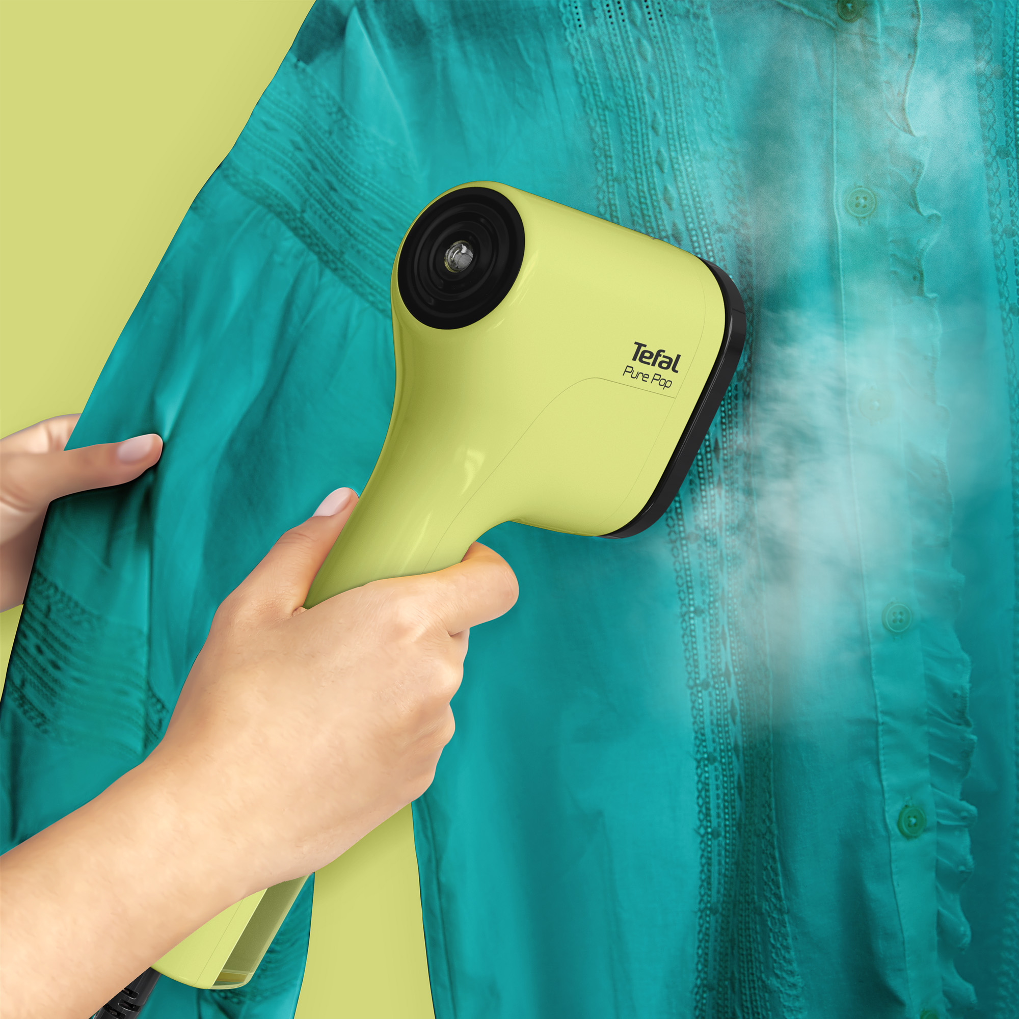 Pegla za vertikalno peglanje Tefal DT2025F0 Pure Pop Yellow Lime