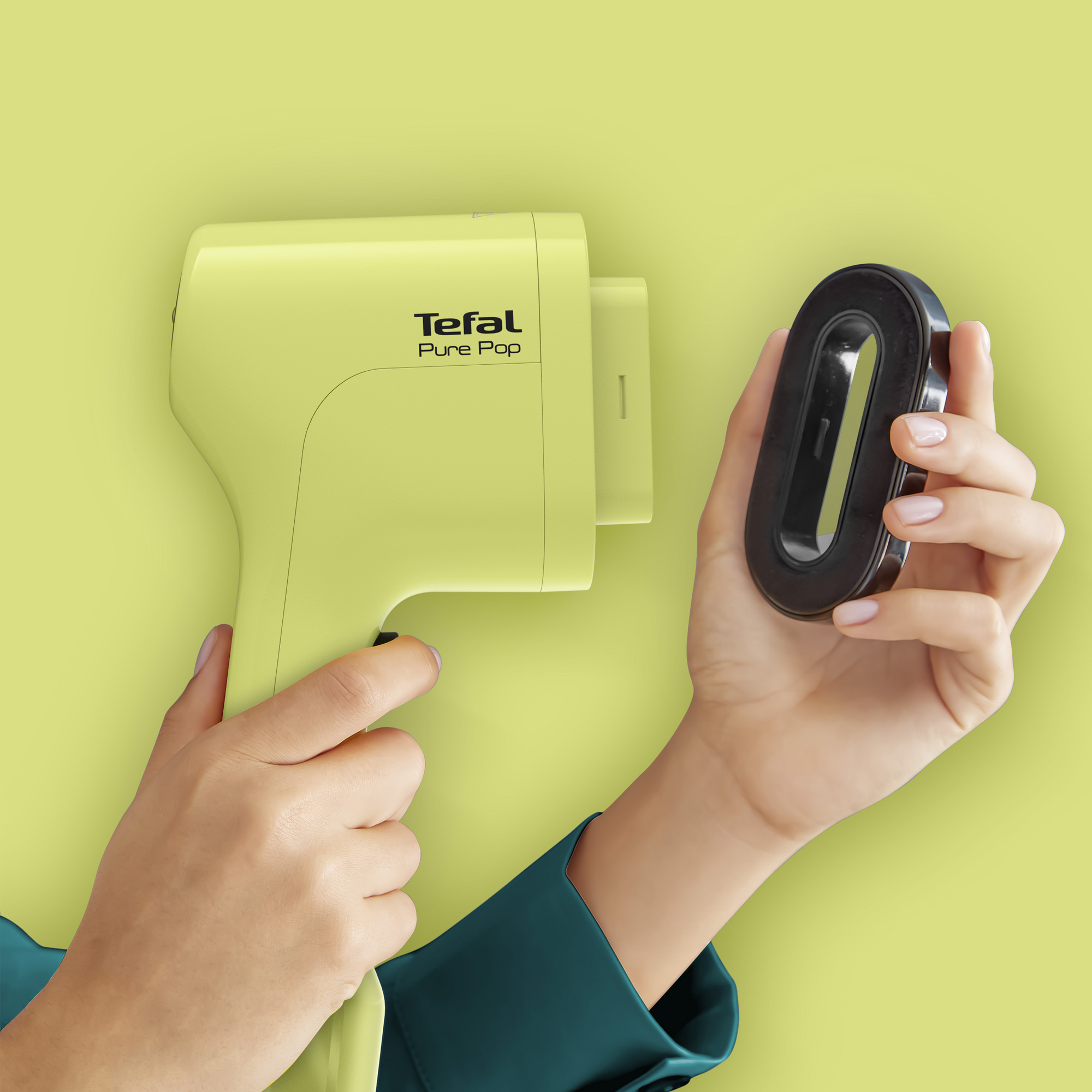 Pegla za vertikalno peglanje Tefal DT2025F0 Pure Pop Yellow Lime