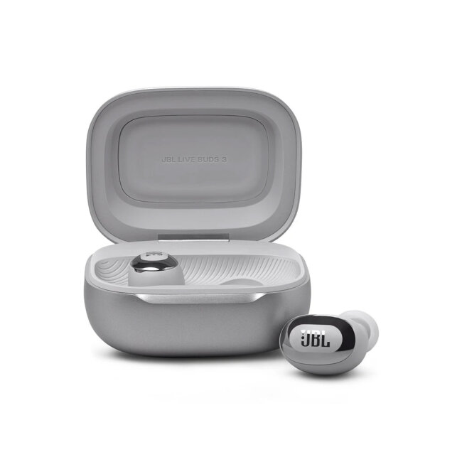 Slušalice bluetooth potpuno bežične JBL LIVE BUDS 3 srebrne