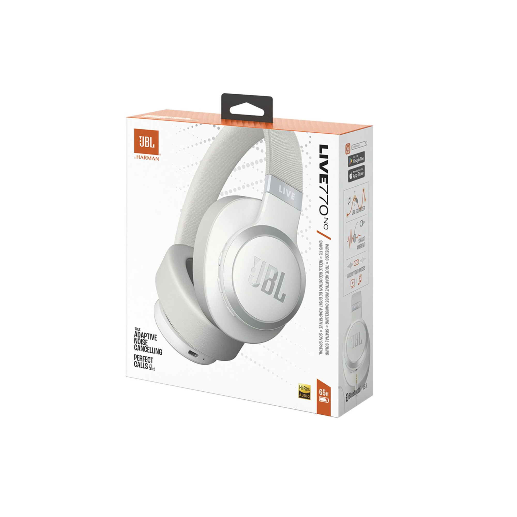 Slušalice bluetooth JBL Live 770 NC bijele