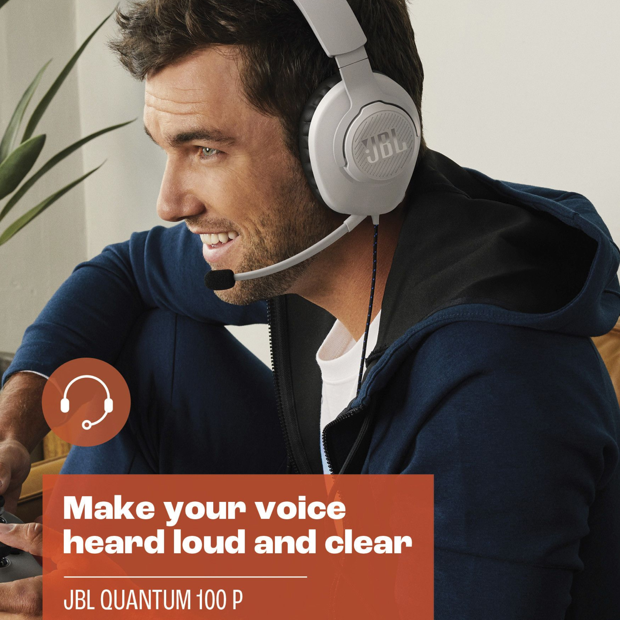 Slušalice gaming JBL QUANTUM 100 PS EDITION