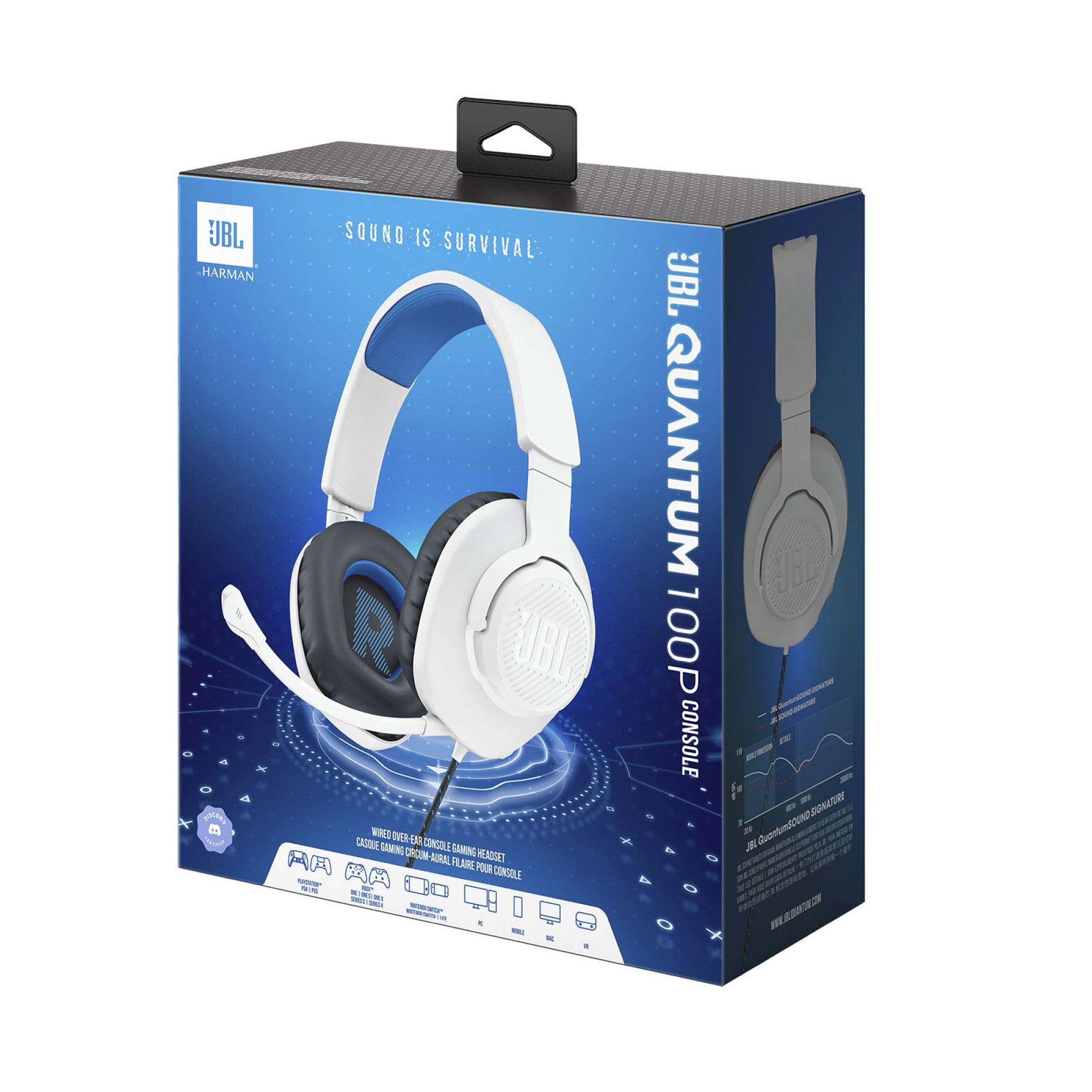 Slušalice gaming JBL QUANTUM 100 PS EDITION