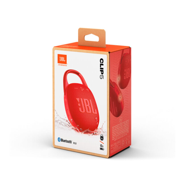 Zvučnik prijenosni bluetooth JBL CLIP 5 crveni
