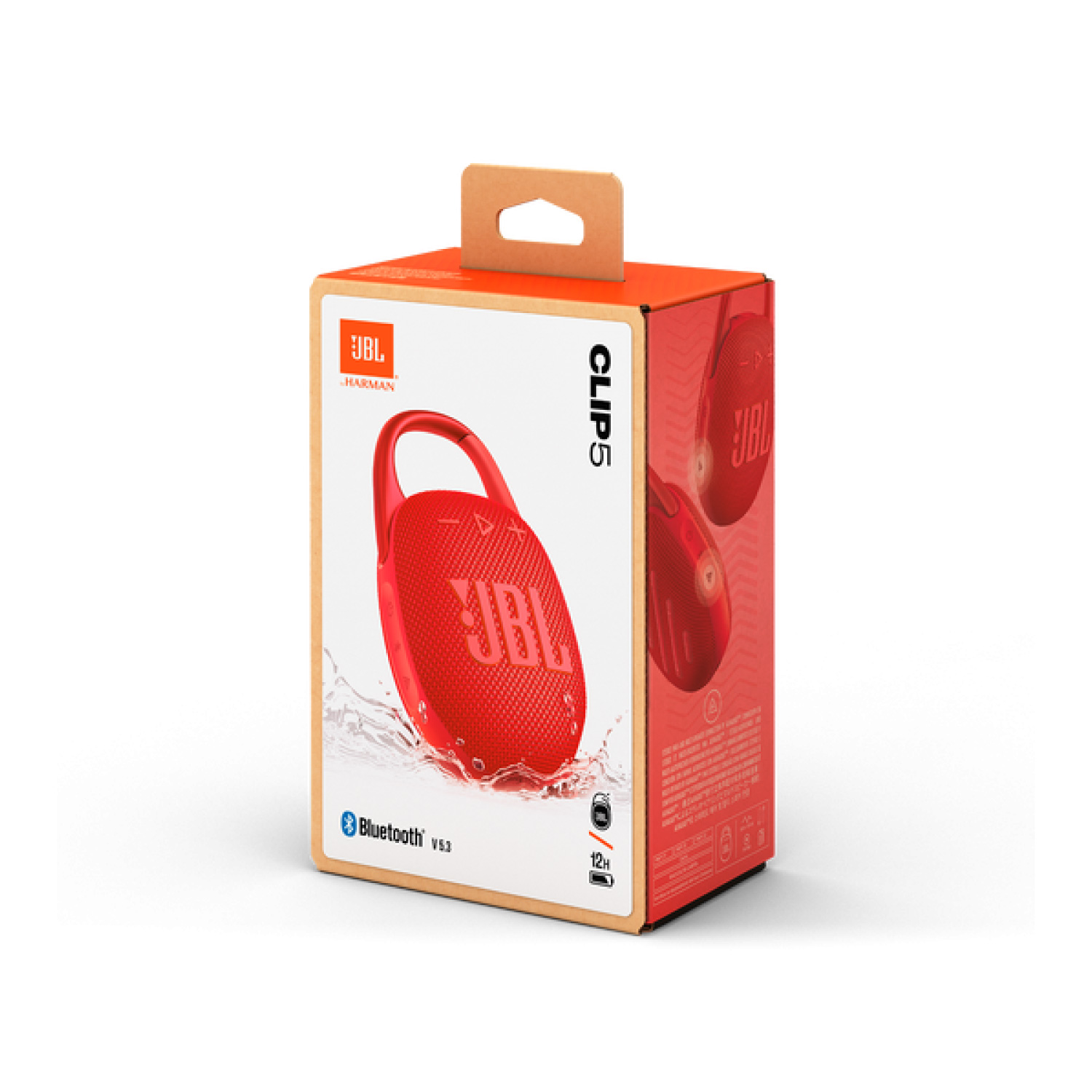 Zvučnik prijenosni bluetooth JBL CLIP 5 crveni
