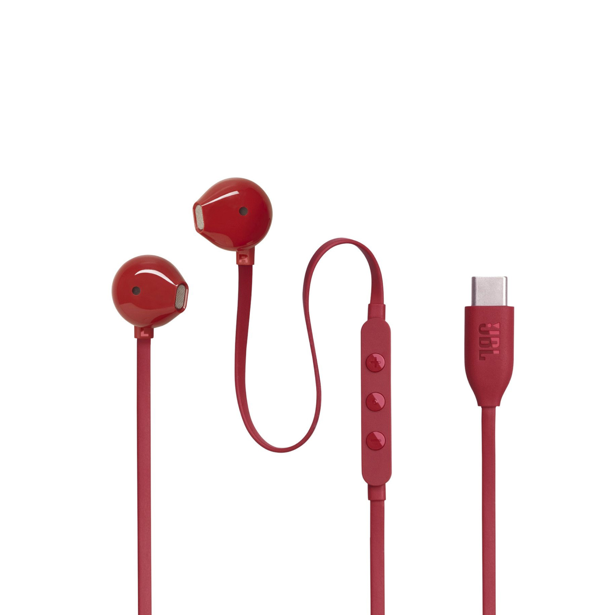 Slušalice JBL T305C USB-C crvene