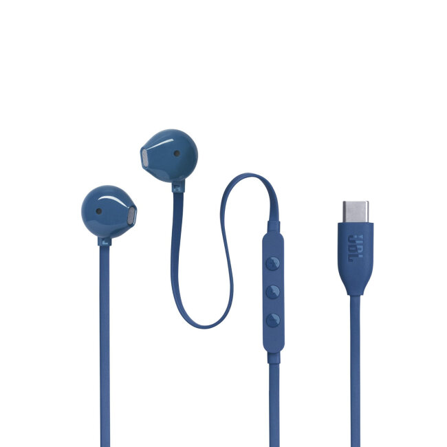 Slušalice JBL T305C USB-C plave