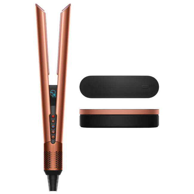 Uređaj za ravnanje kose Dyson Airstrait Amber Silk/Pink Champagne Limited Editio