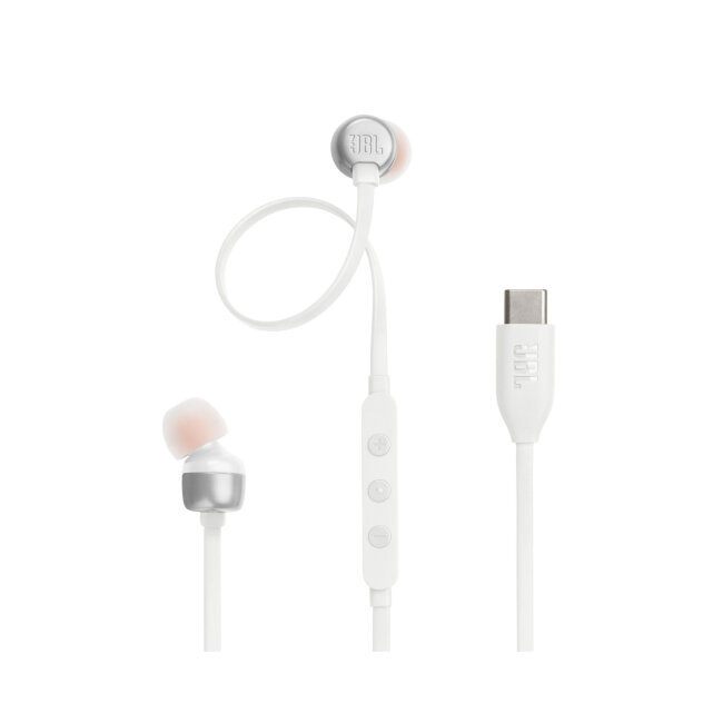 Slušalice JBL T310C USB-C bijela