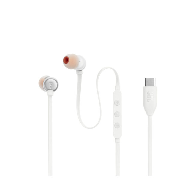 Slušalice JBL T310C USB-C bijela
