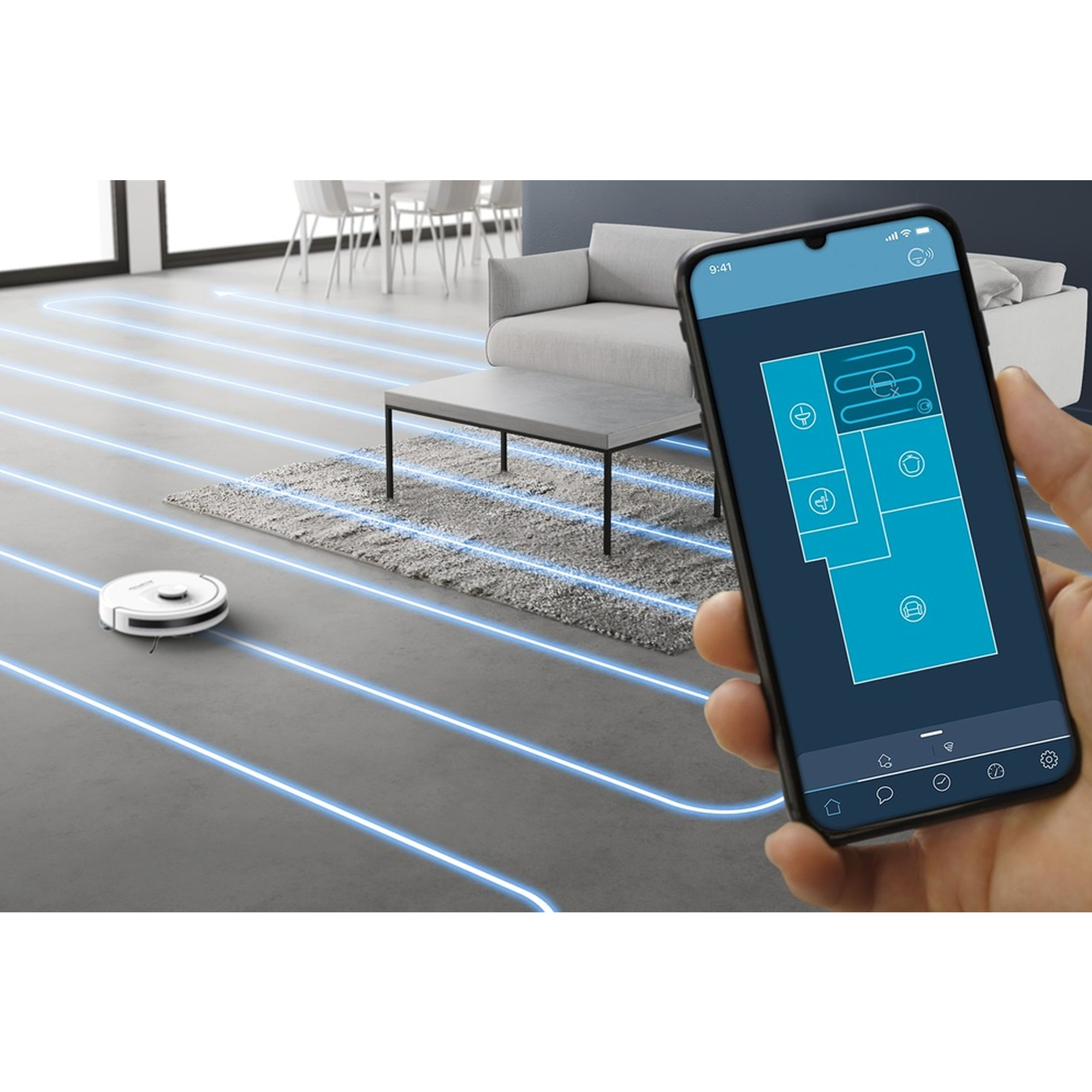 Usisivač robot Rowenta RR8777WH X-PLORER Serie S90 2u1