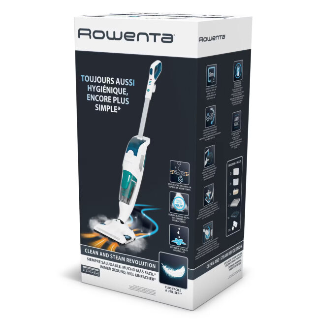 Paročistač Rowenta RY7777WH Clean & Steam Revolution