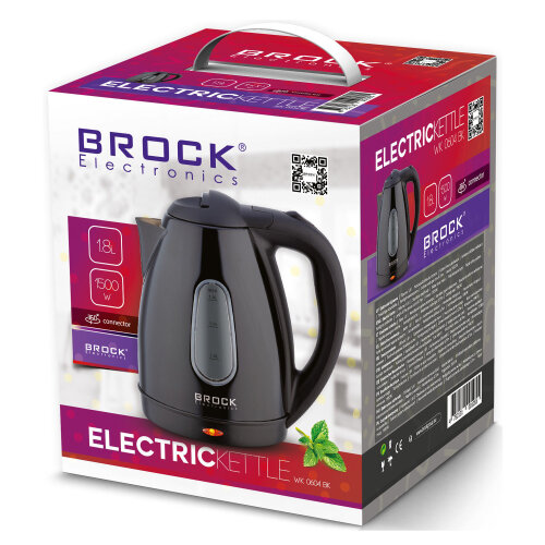 Kuhalo za vodu Brock WK 0604 BK, 1.8L