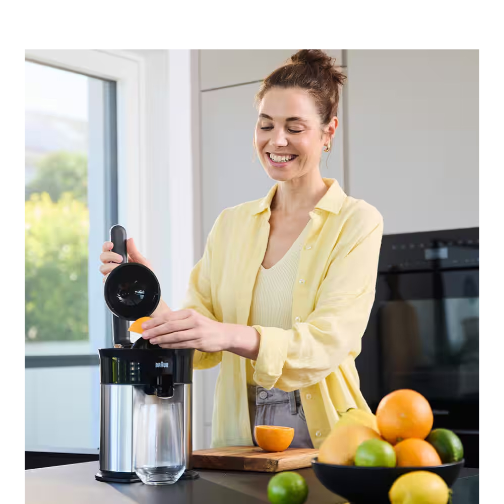 Citruseta Braun CitrusQuick 7 CJ7050BK 160W, 1(l), Black/Inox