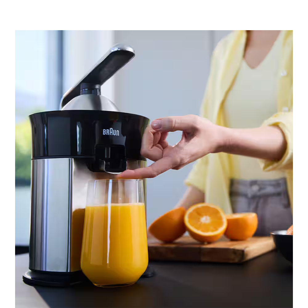 Citruseta Braun CitrusQuick 7 CJ7050BK 160W, 1(l), Black/Inox