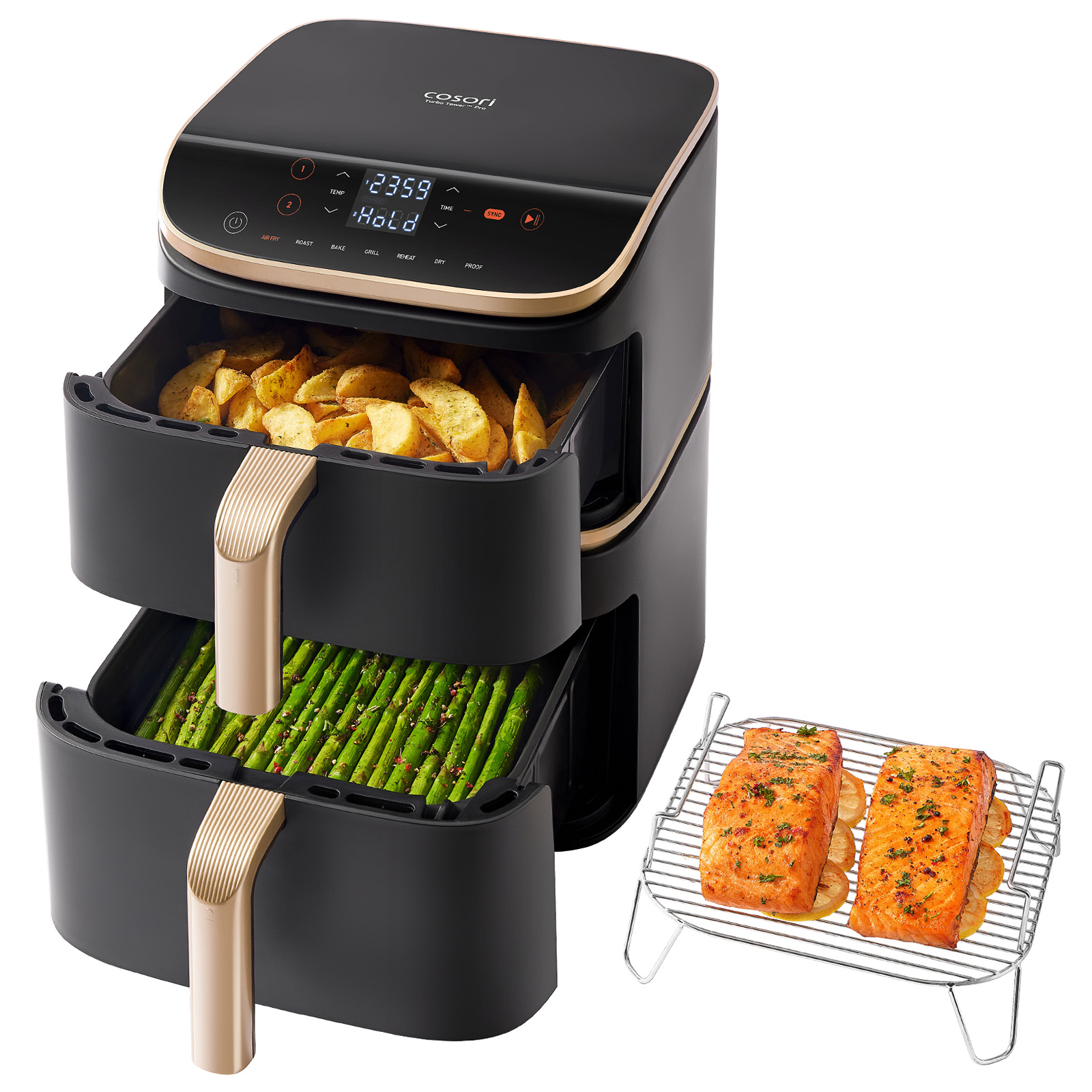 Friteza na vrući zrak Cosori Turbo Tower Pro Smart CAF-DC123S-DEUR