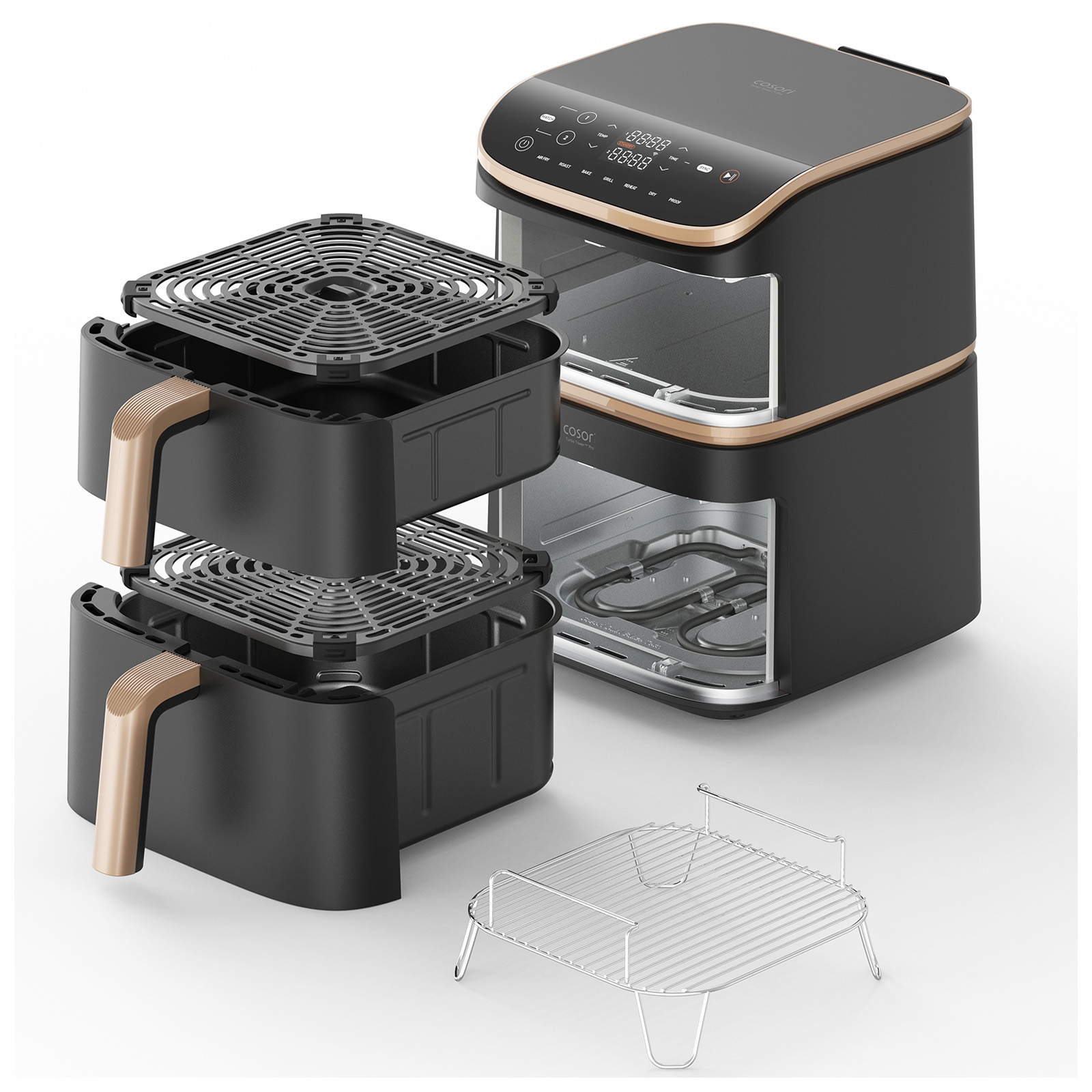 Friteza na vrući zrak Cosori Turbo Tower Pro Smart CAF-DC123S-DEUR